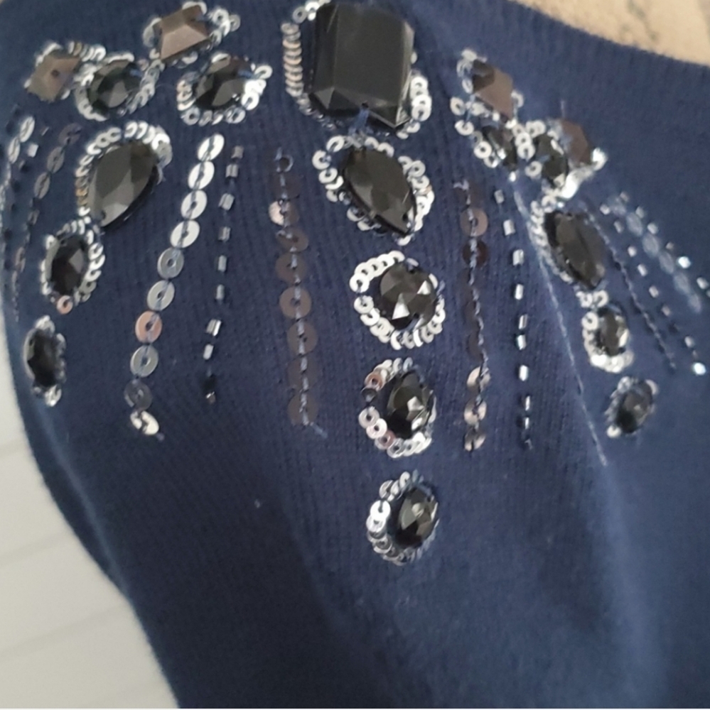 Bisou Bisou Jeweled Sweater Dress - Picture 5 of 9